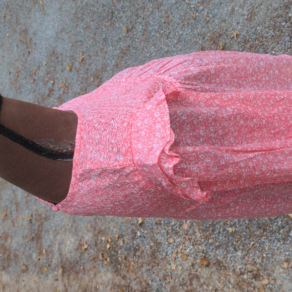 Billabong x Wrangler Coral Floral Print Round Neckline w/ Keyhole Closure NWT - Picture 4 of 16